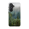 Forest Mist Phone Case — Rainy Mountain Landscape Protective Cover