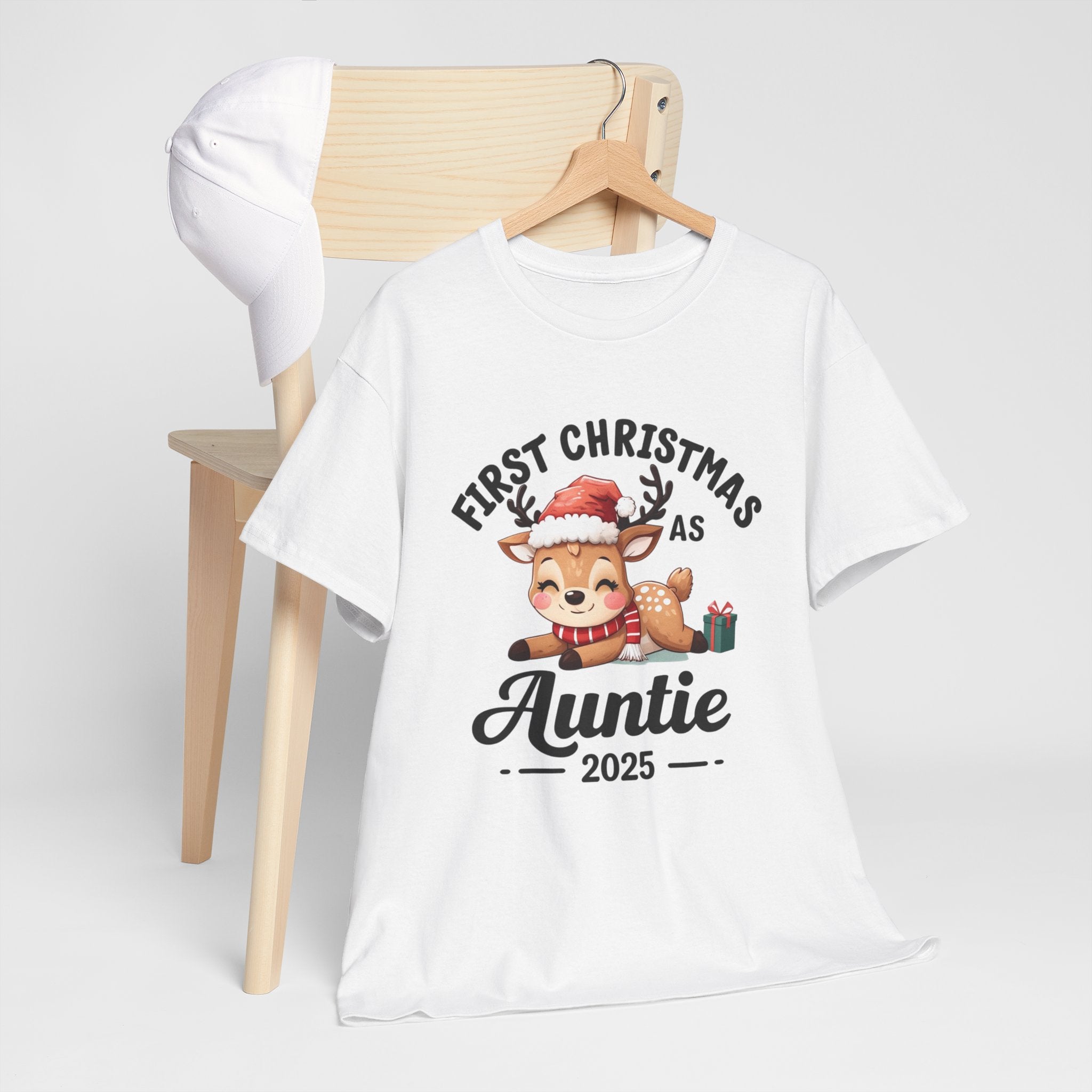 First Christmas as Auntie 2025 Tee
