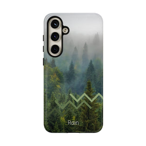 Forest Mist Phone Case — Rainy Mountain Landscape Protective Cover