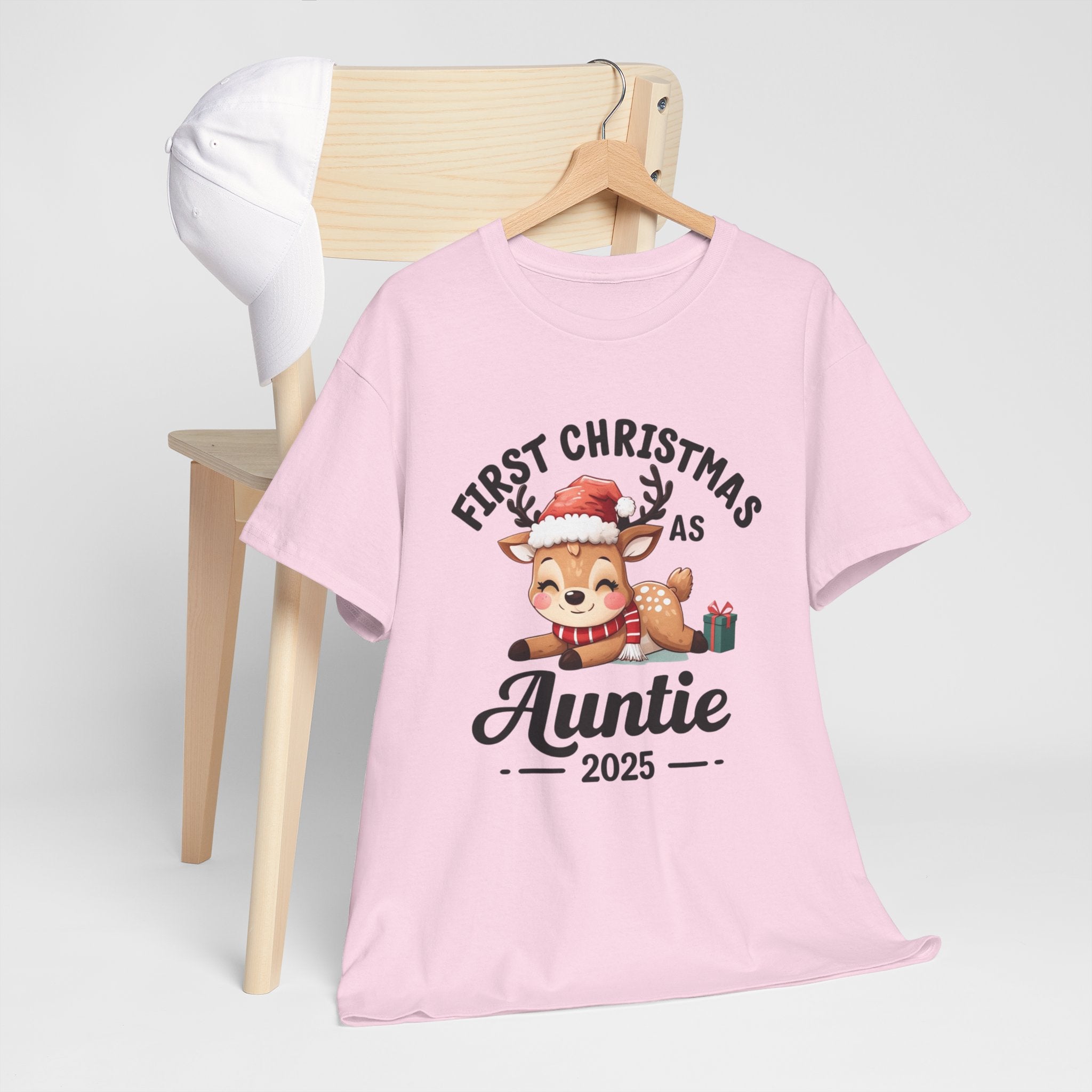 First Christmas as Auntie 2025 Tee