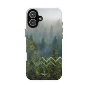 Forest Mist Phone Case — Rainy Mountain Landscape Protective Cover