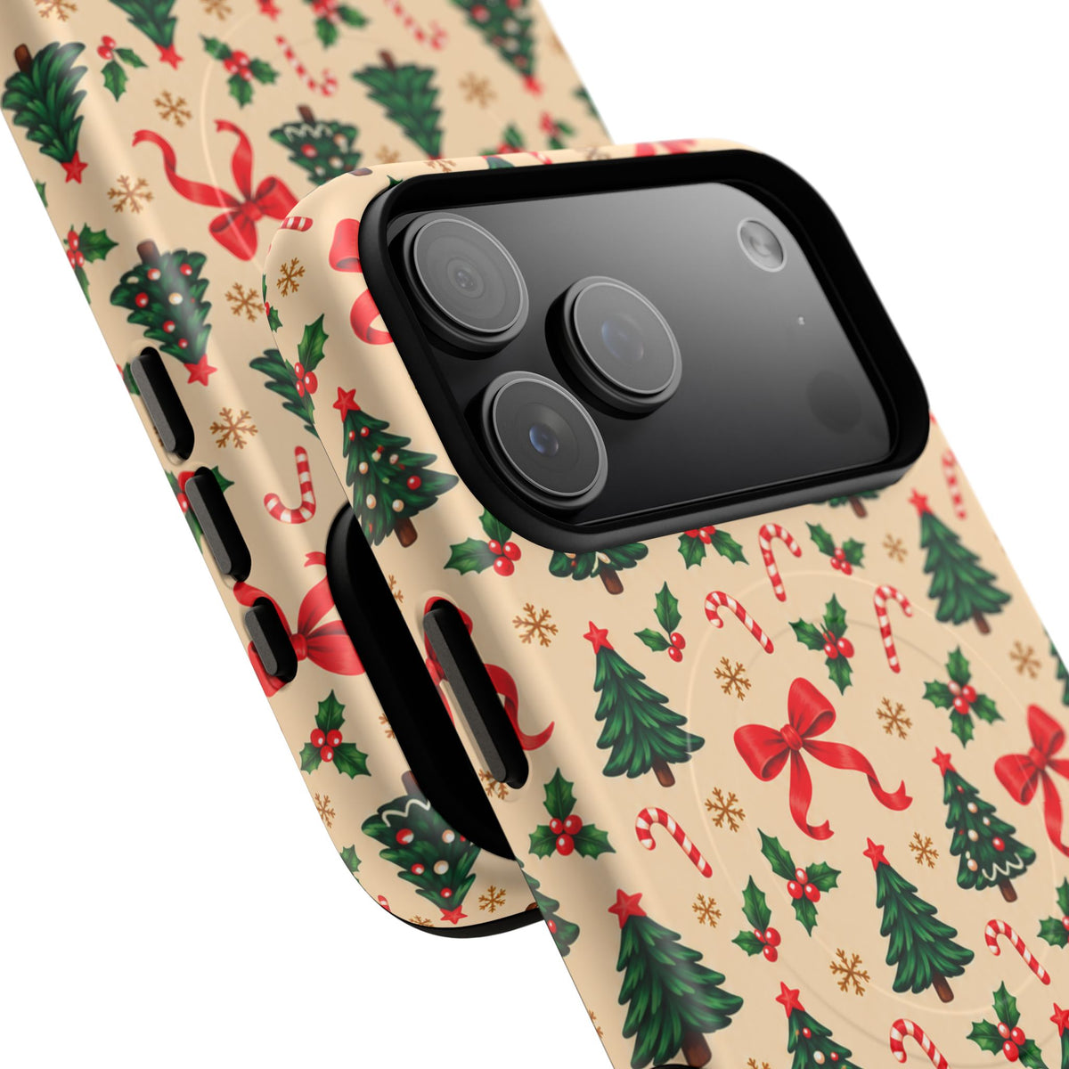 Christmas Tree & Candy Cane Tough Magnetic Phone Case