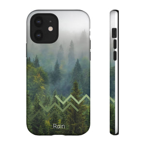 Forest Mist Phone Case — Rainy Mountain Landscape Protective Cover