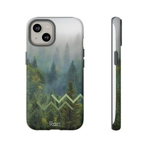 Forest Mist Phone Case — Rainy Mountain Landscape Protective Cover