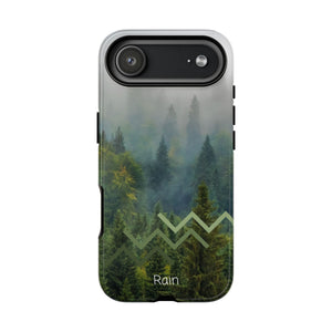 Forest Mist Phone Case — Rainy Mountain Landscape Protective Cover