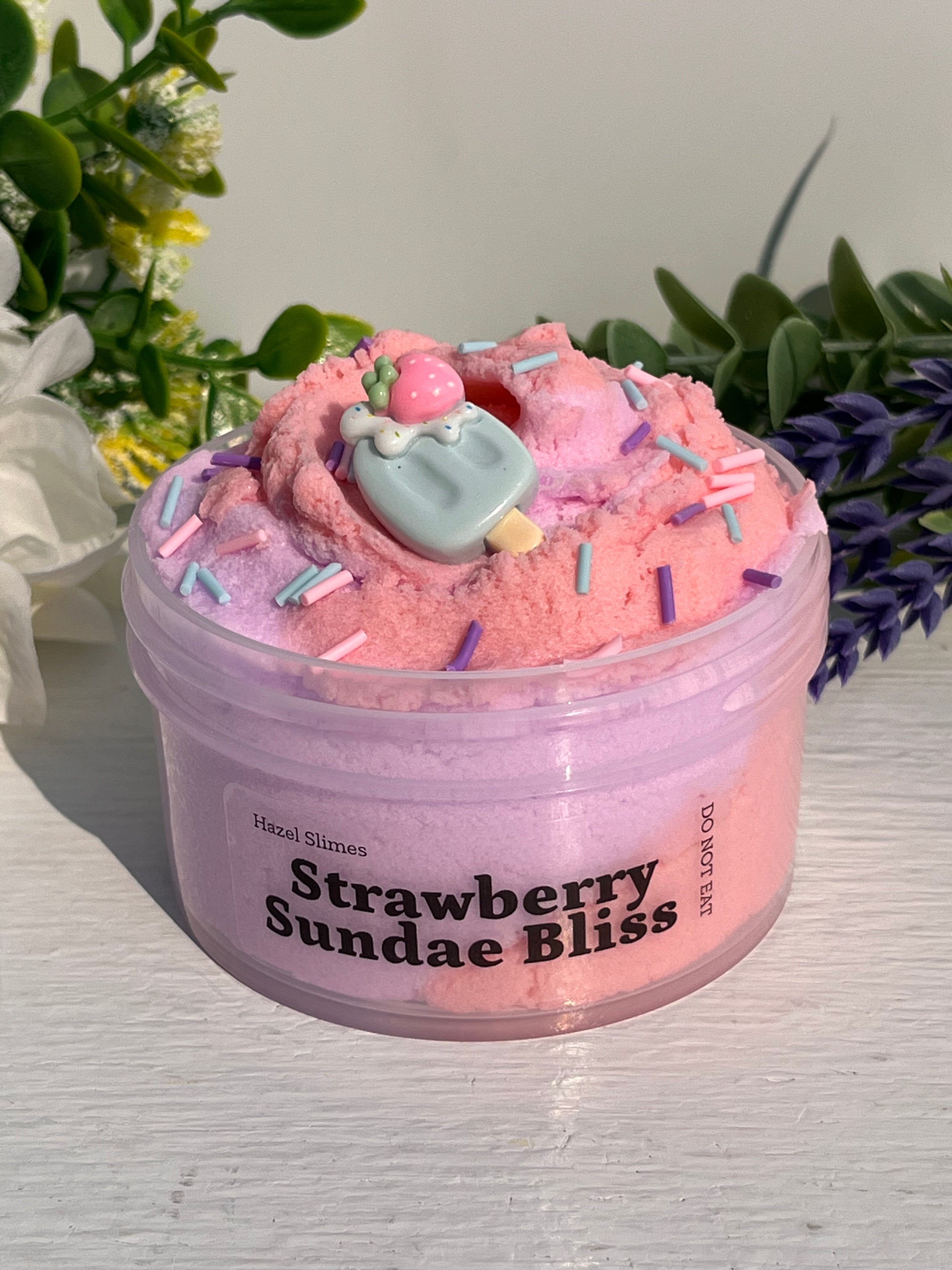 Strawberry Sundae Bliss Slime