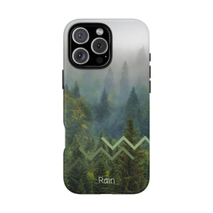 Forest Mist Phone Case — Rainy Mountain Landscape Protective Cover