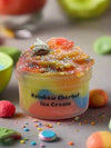 Rainbow sherbet ice cream slime