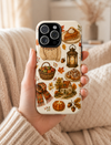 Autumn Cozy Phone Case – Fall Sweater, Pumpkin & Lantern Tough Case