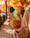 Marble Luxury Phone Case | Gold Veined Marble MagSafe Cover | Elegant Neutral Design for iPhone & Samsung 17, 16, 15