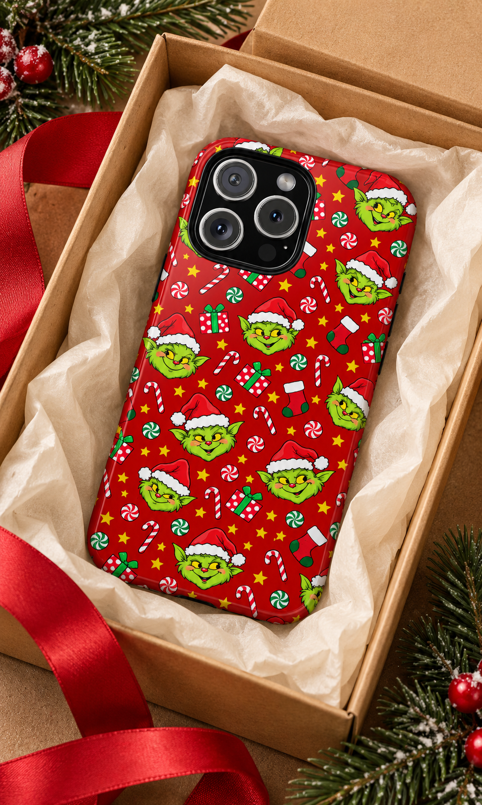 Grinch Christmas Tough Phone Case