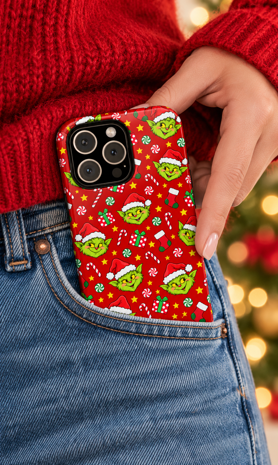 Grinch Christmas Tough Phone Case