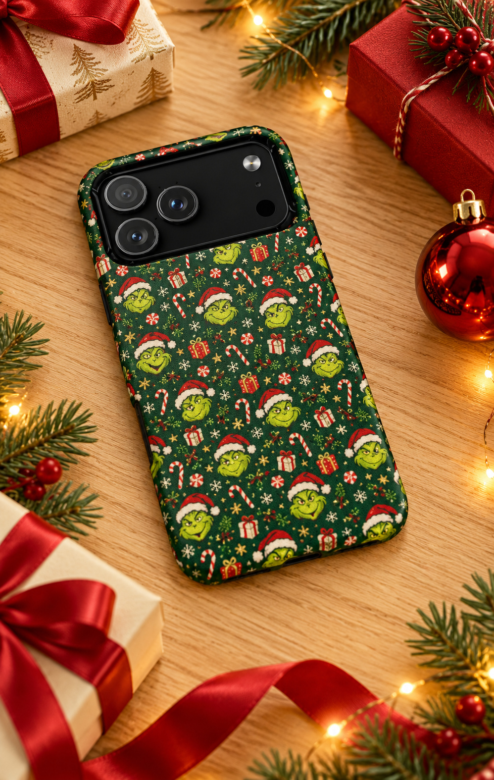 Grinch Christmas Magnetic Phone Case