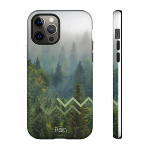 Forest Mist Phone Case — Rainy Mountain Landscape Protective Cover