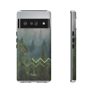 Forest Mist Phone Case — Rainy Mountain Landscape Protective Cover