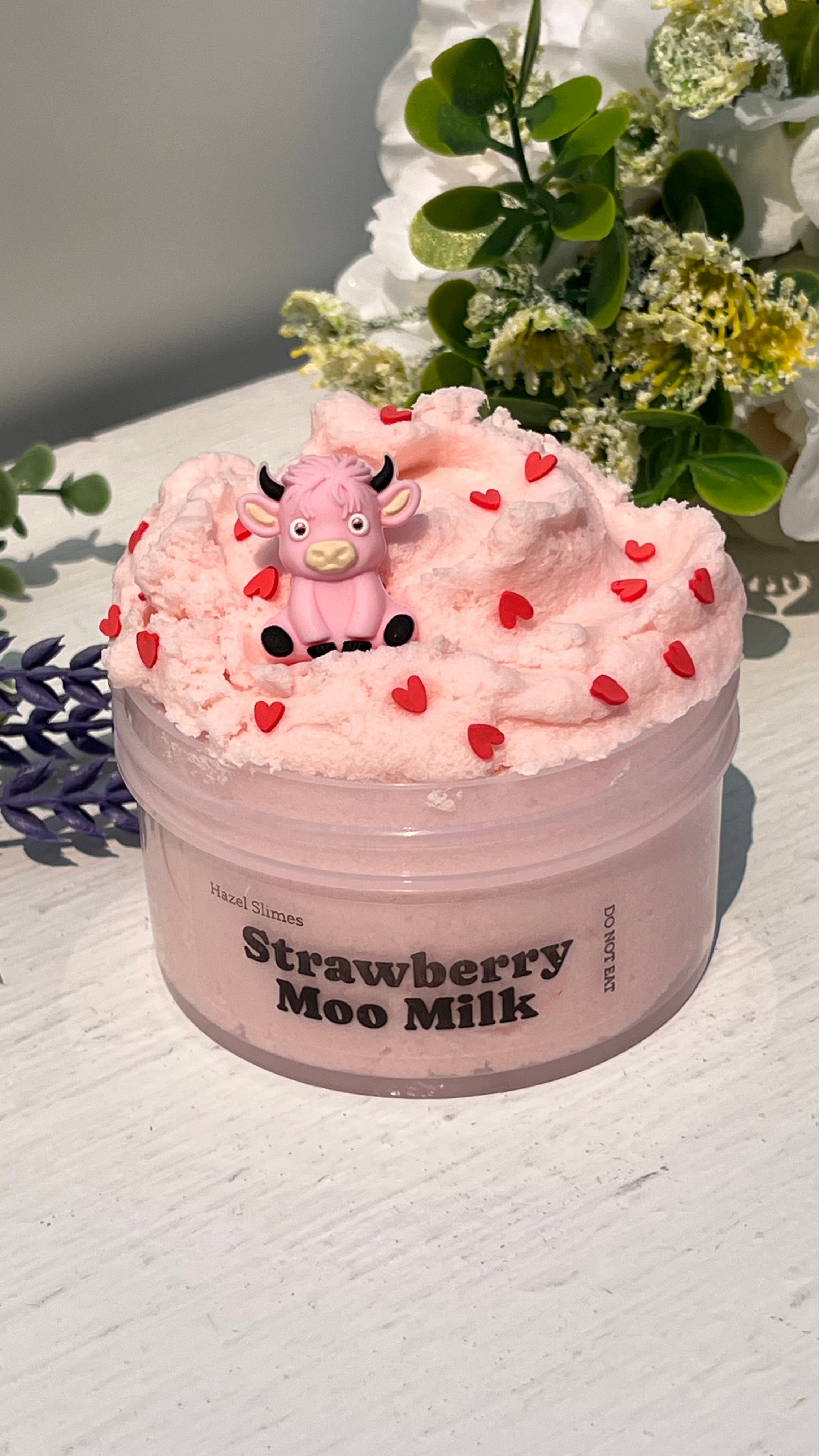 Strawberry Moo Milk Slime