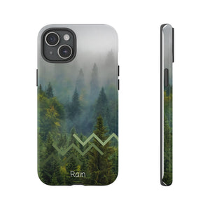 Forest Mist Phone Case — Rainy Mountain Landscape Protective Cover