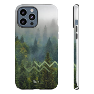 Forest Mist Phone Case — Rainy Mountain Landscape Protective Cover