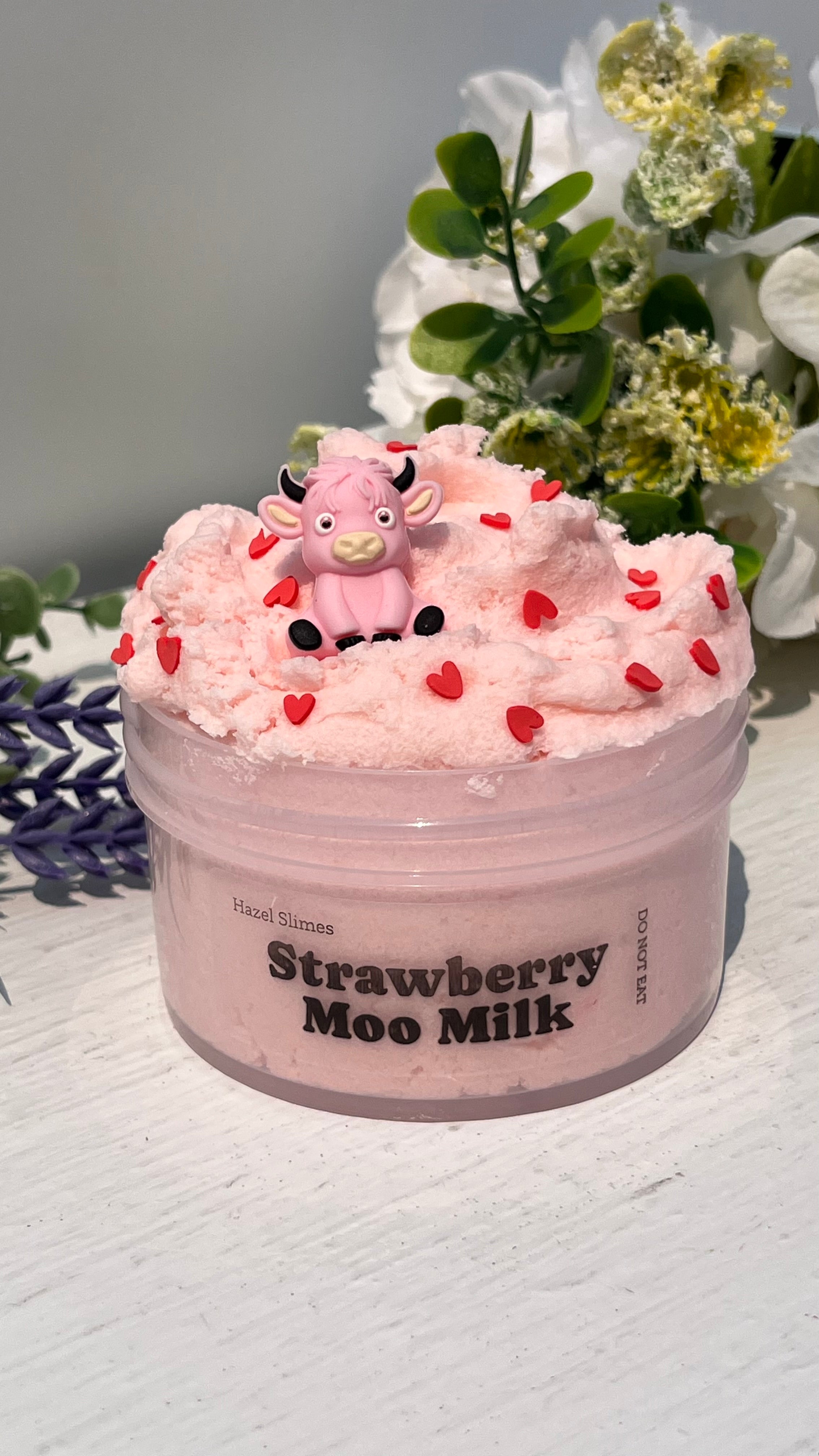 Strawberry Moo Milk Slime