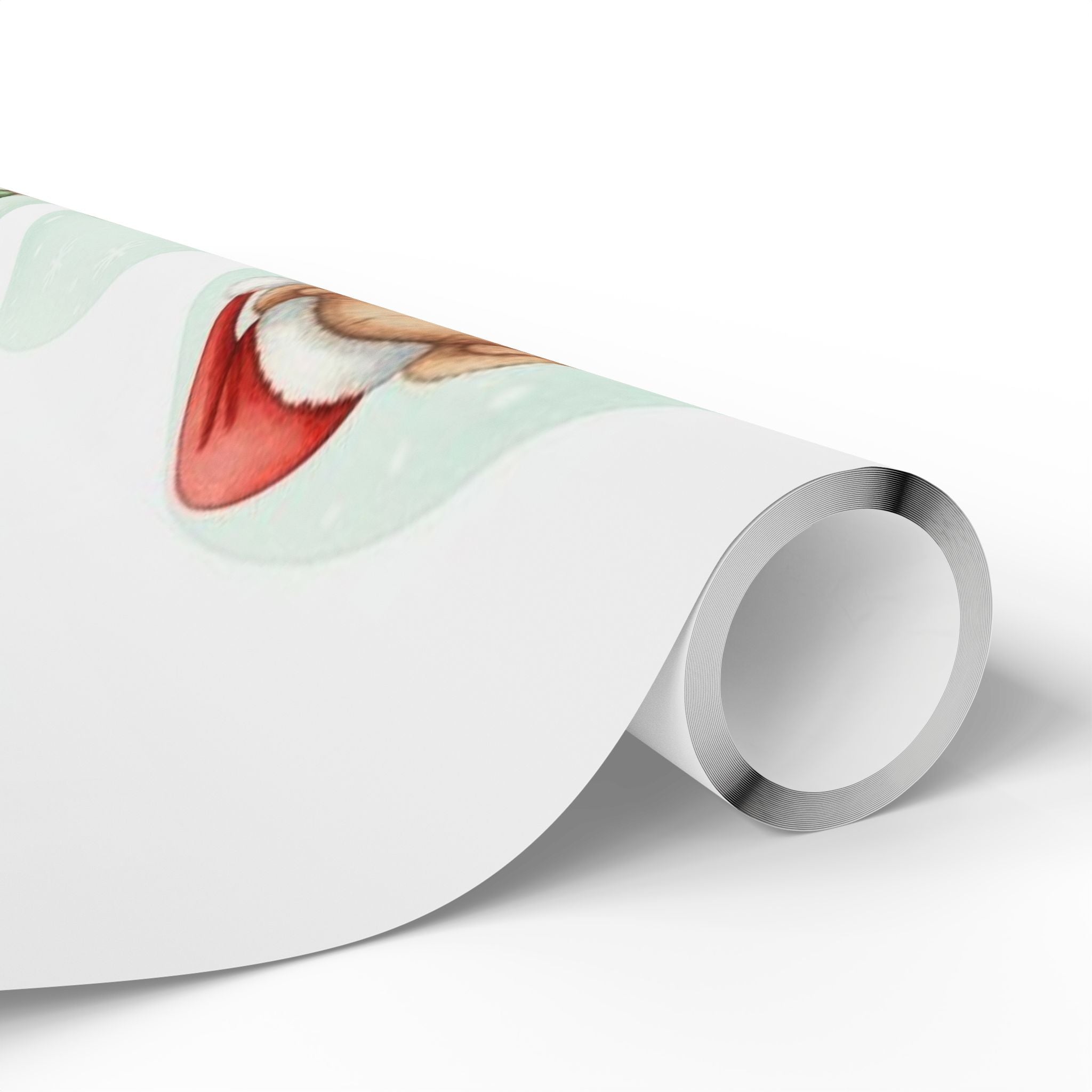 Christmas Wrapping Paper Roll — Vintage Santa & Toys Holiday Gift Wrap