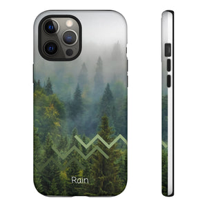 Forest Mist Phone Case — Rainy Mountain Landscape Protective Cover