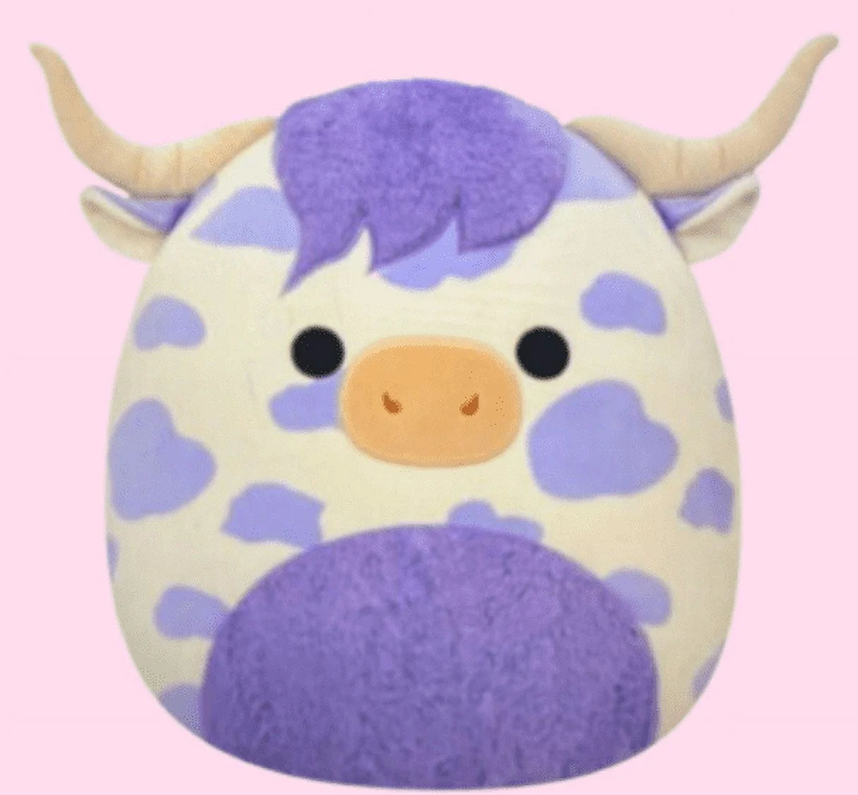 16 Conway the Purple Spotted Highland Cow Plush Toy