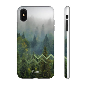 Forest Mist Phone Case — Rainy Mountain Landscape Protective Cover