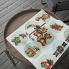 Christmas Wrapping Paper Roll — Vintage Santa & Toys Holiday Gift Wrap