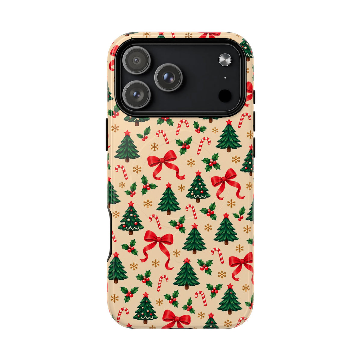 Christmas Tree & Candy Cane Tough Magnetic Phone Case