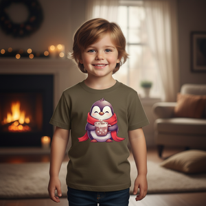 Cozy Penguin Hot Cocoa Tee