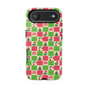 Merry Christmas Checkerboard Tough Phone Case