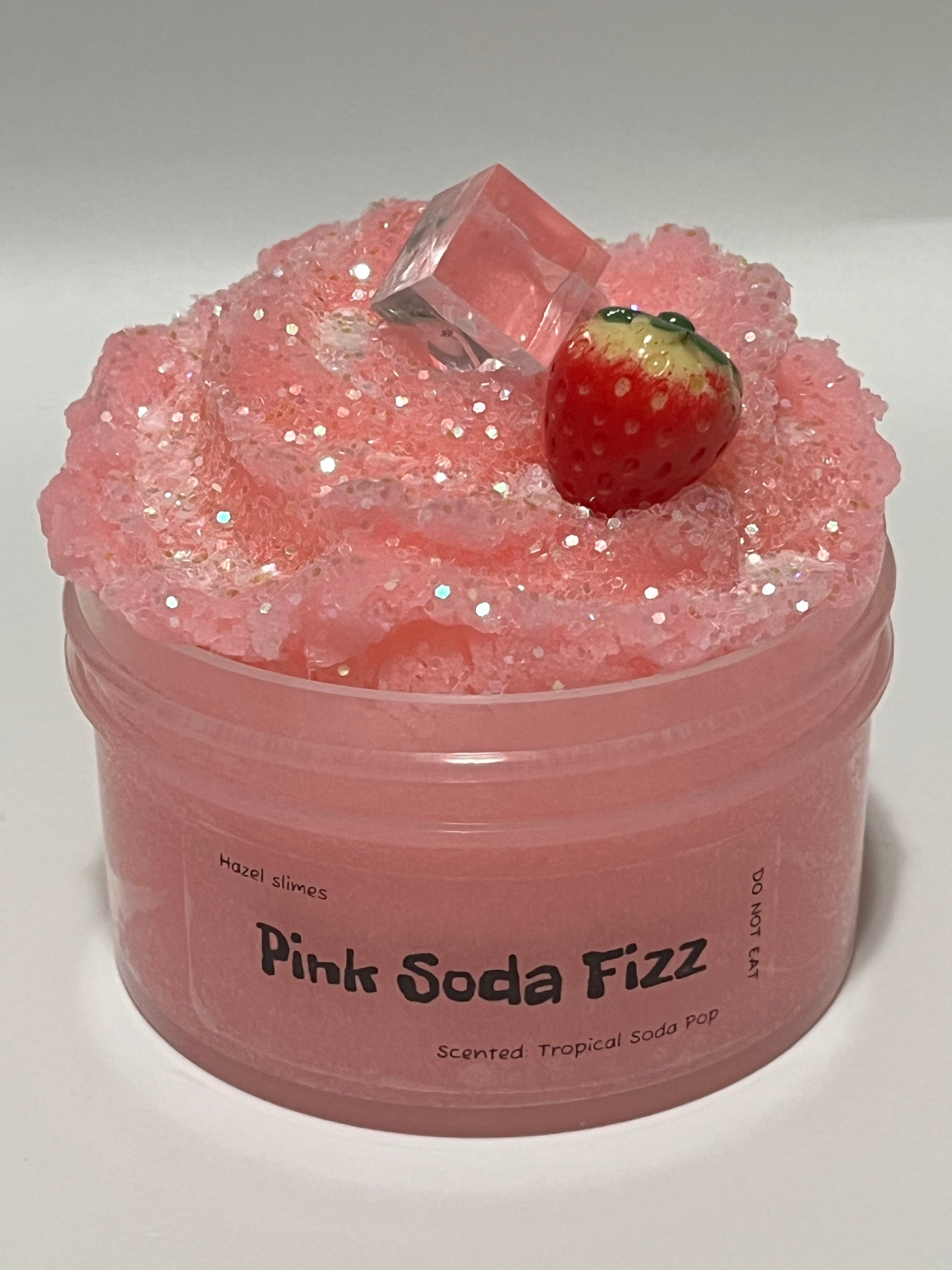 Pink Soda Fizz  Slime