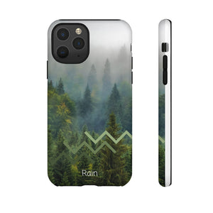 Forest Mist Phone Case — Rainy Mountain Landscape Protective Cover