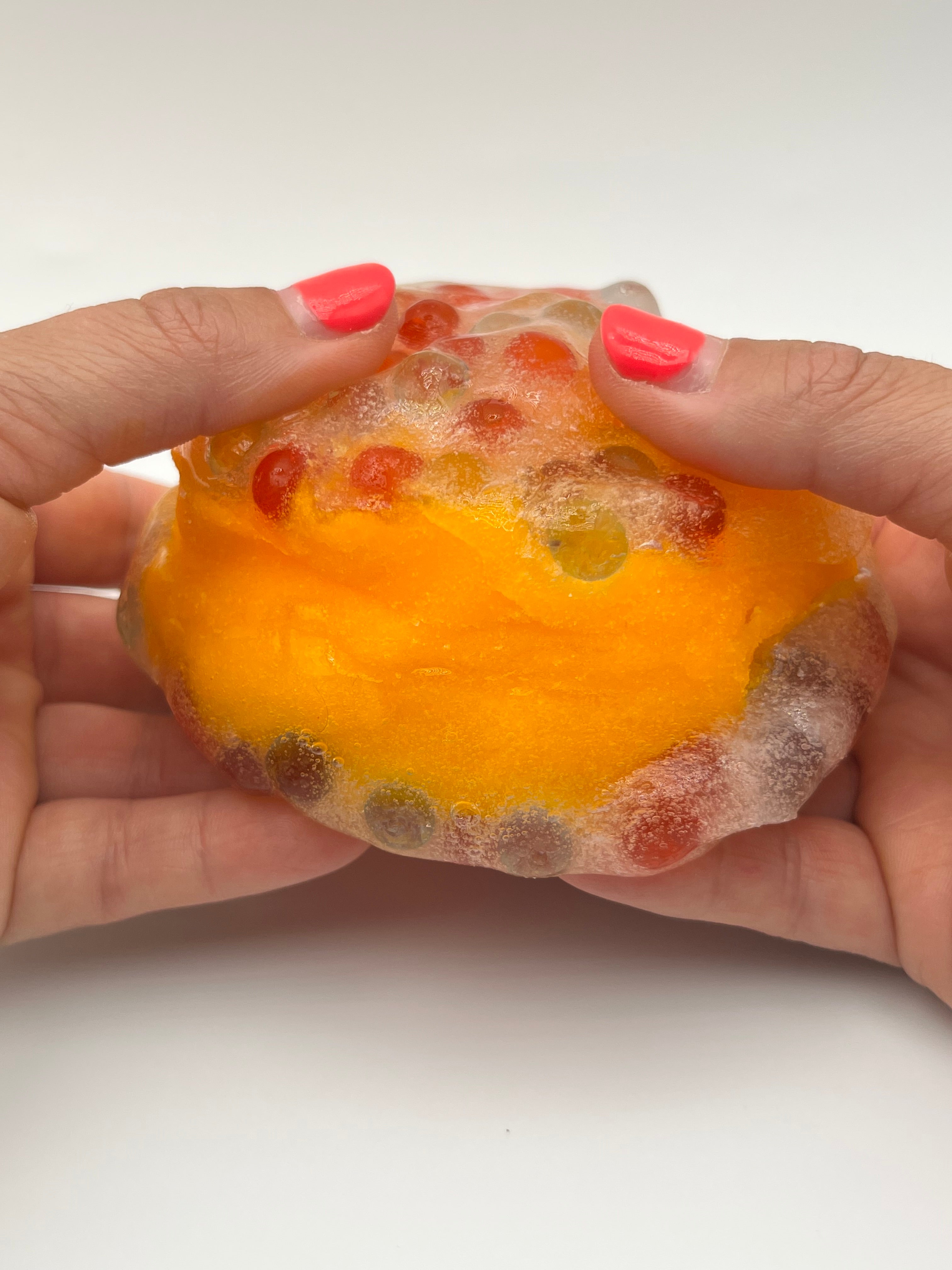 Orange Creamsicle Ice Cream Slime