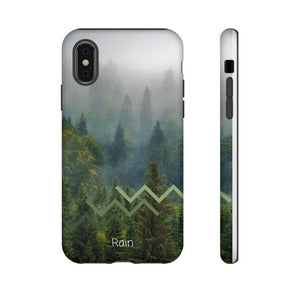 Forest Mist Phone Case — Rainy Mountain Landscape Protective Cover