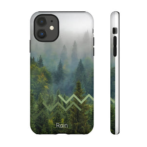 Forest Mist Phone Case — Rainy Mountain Landscape Protective Cover