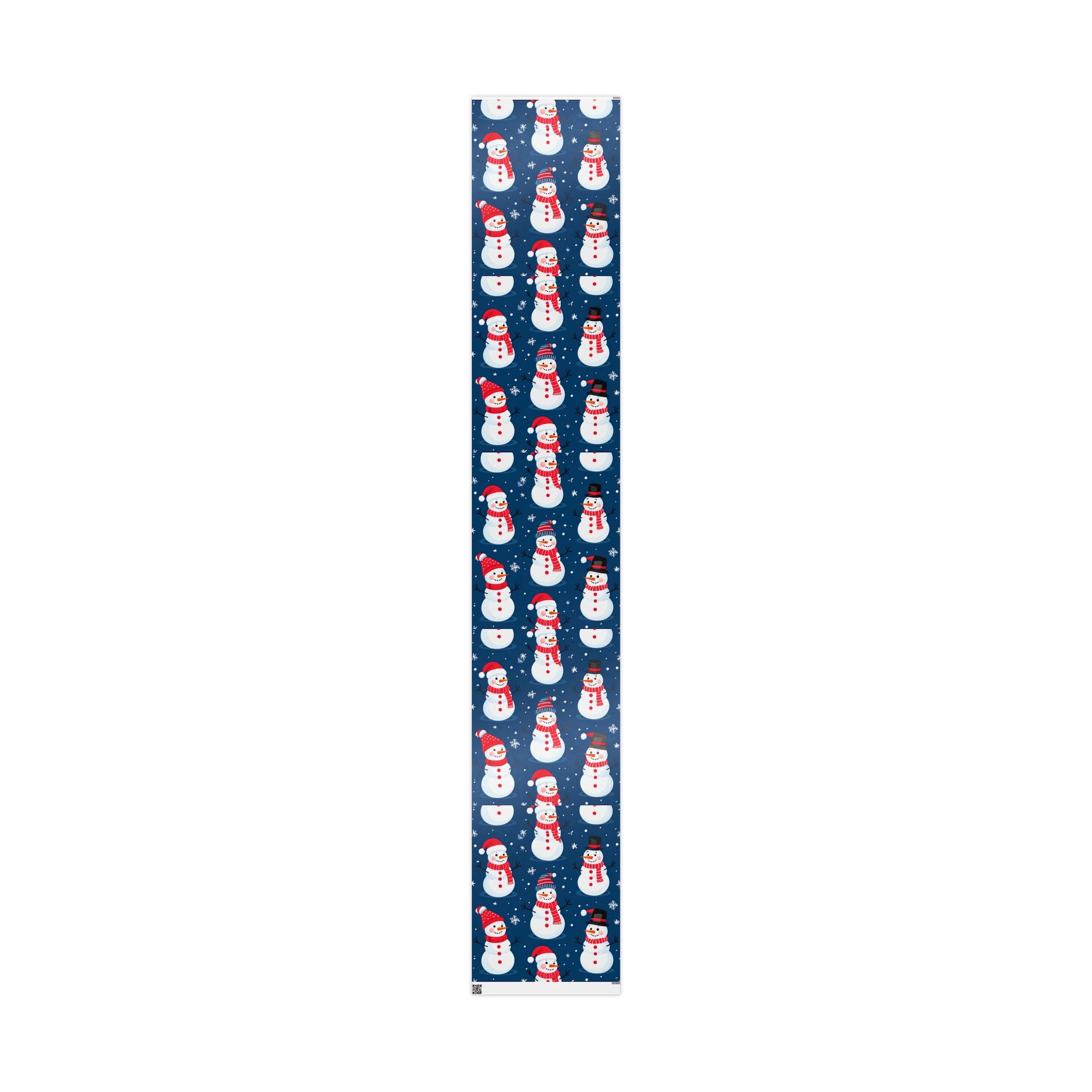 Snowman Pattern Wrapping Paper — Festive Christmas Gift Wrap