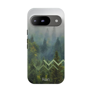 Forest Mist Phone Case — Rainy Mountain Landscape Protective Cover