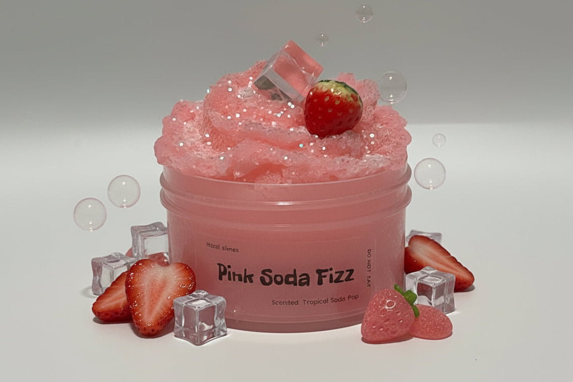 Pink Soda Fizz Slime – Hazel Slimes