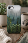 Forest Mist Phone Case — Rainy Mountain Landscape Protective Cover