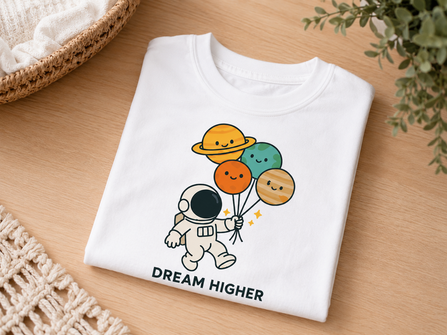 Dream Higher tee Pure Cotton Essential Kids T-Shirt