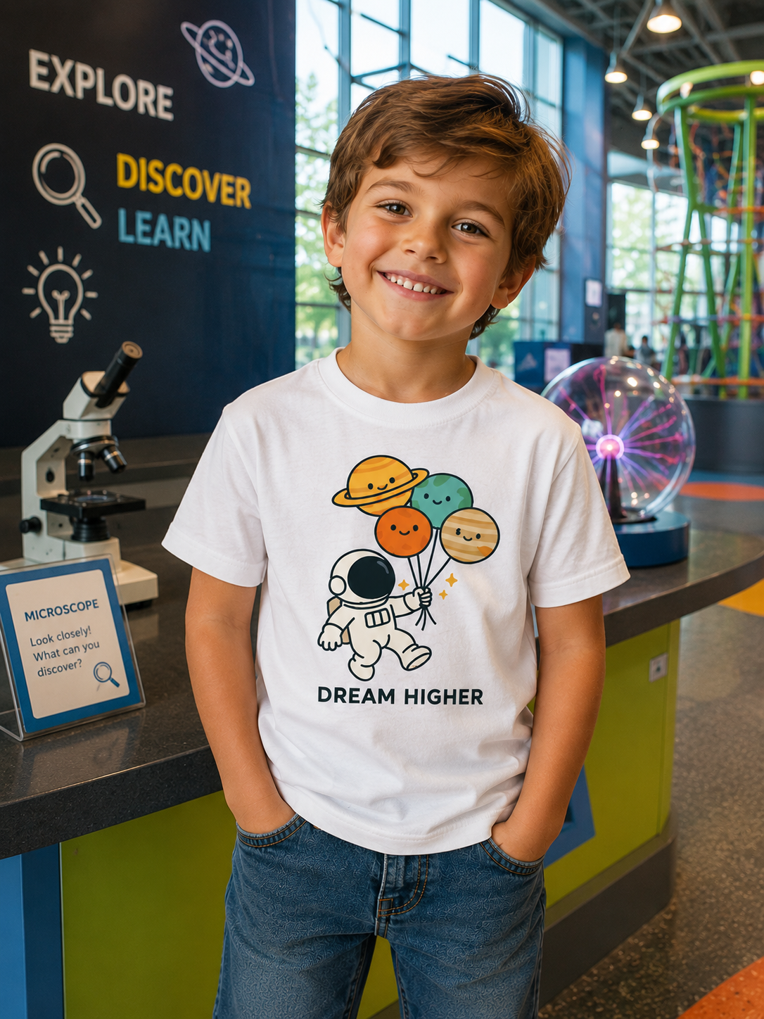 Dream Higher tee Pure Cotton Essential Kids T-Shirt