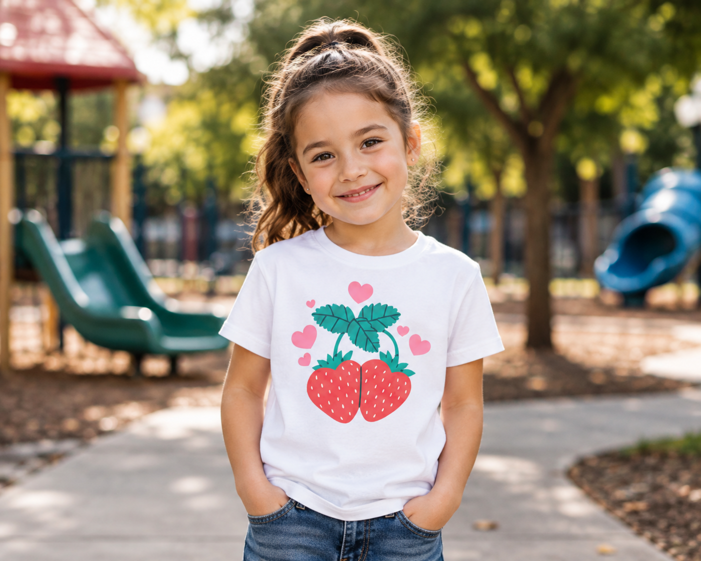 Strawberry Sweet Cotton T-Shirt