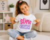 Youth Tee - "Slime Obsessed" Pink & Purple Graphic