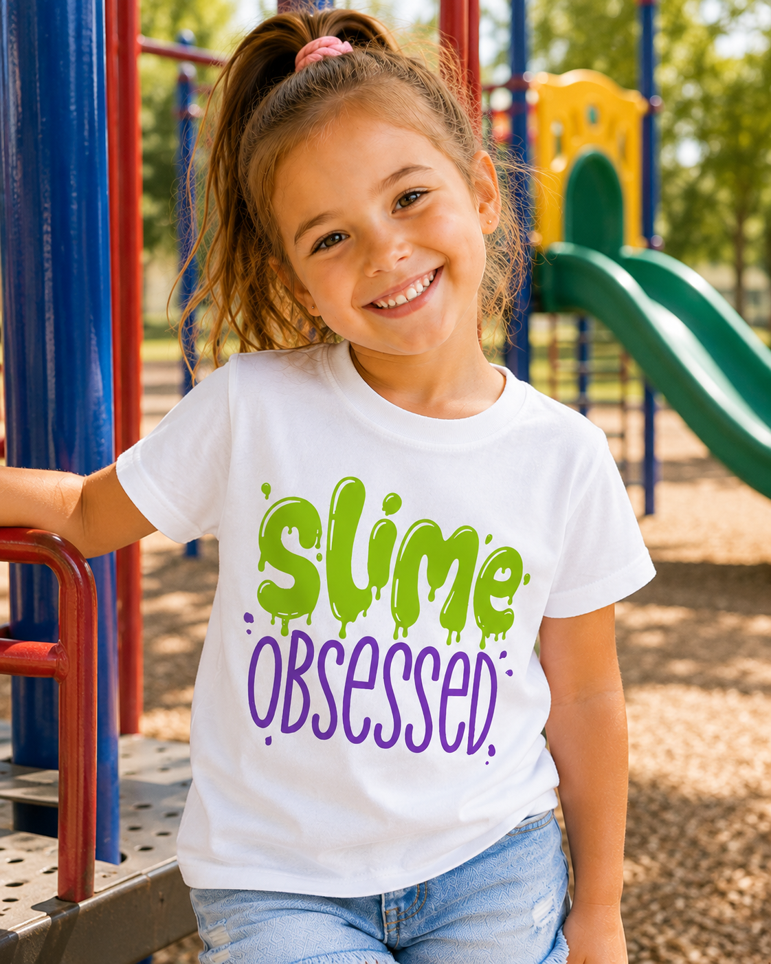 Slime Obsessed Youth Tee — Kids' Graphic T-Shirt