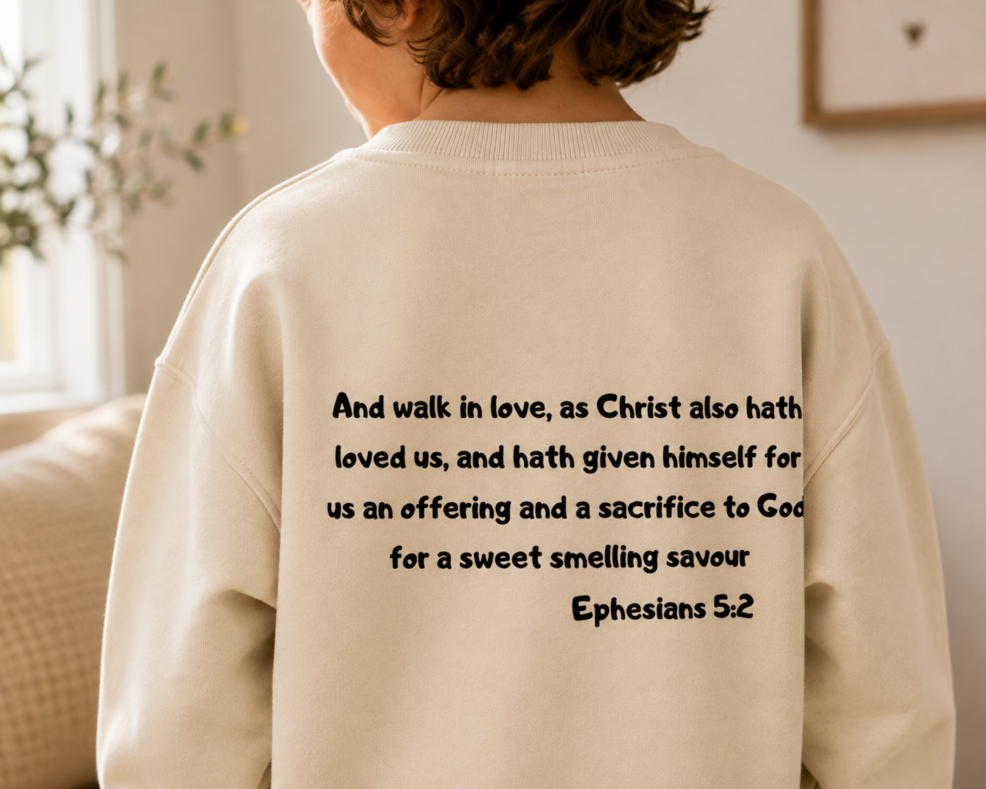 Walk In Love Kids' Crewneck Sweatshirt