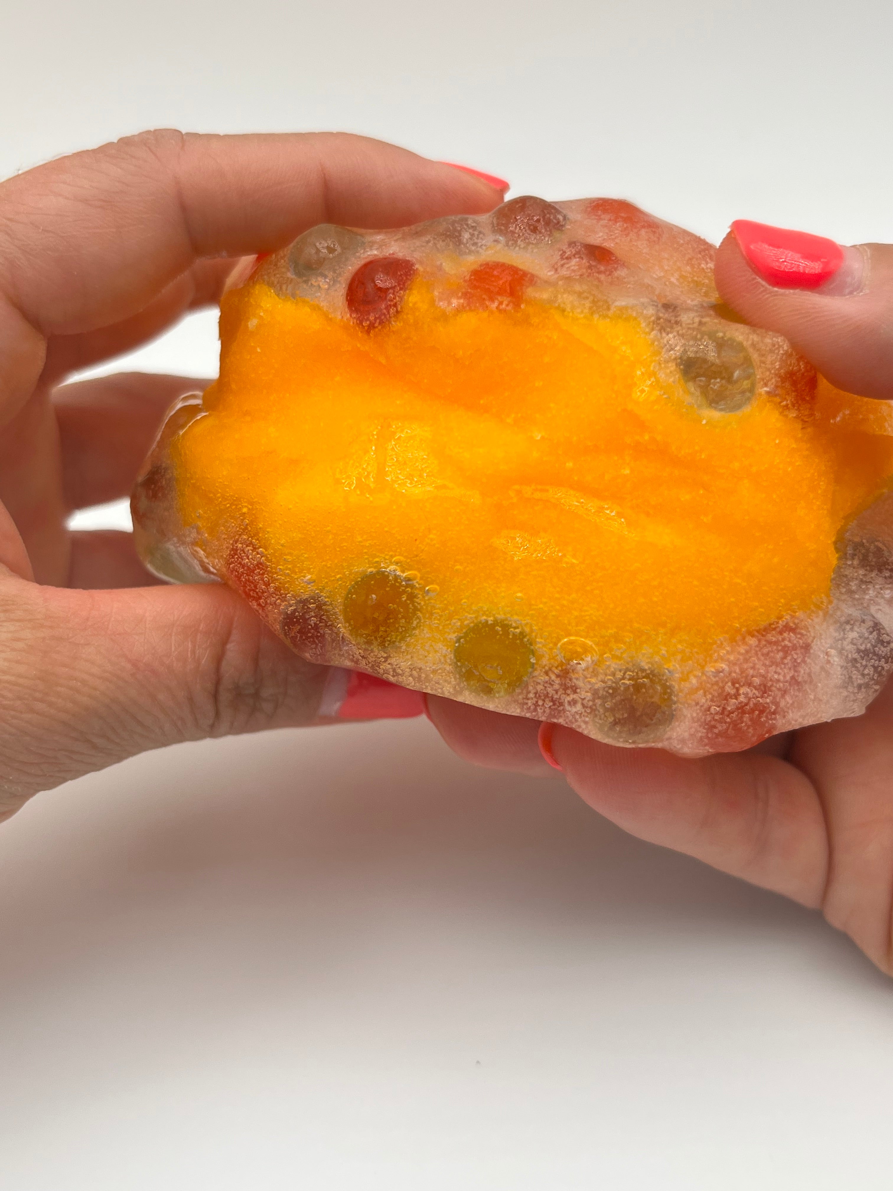 Orange Creamsicle Ice Cream Slime