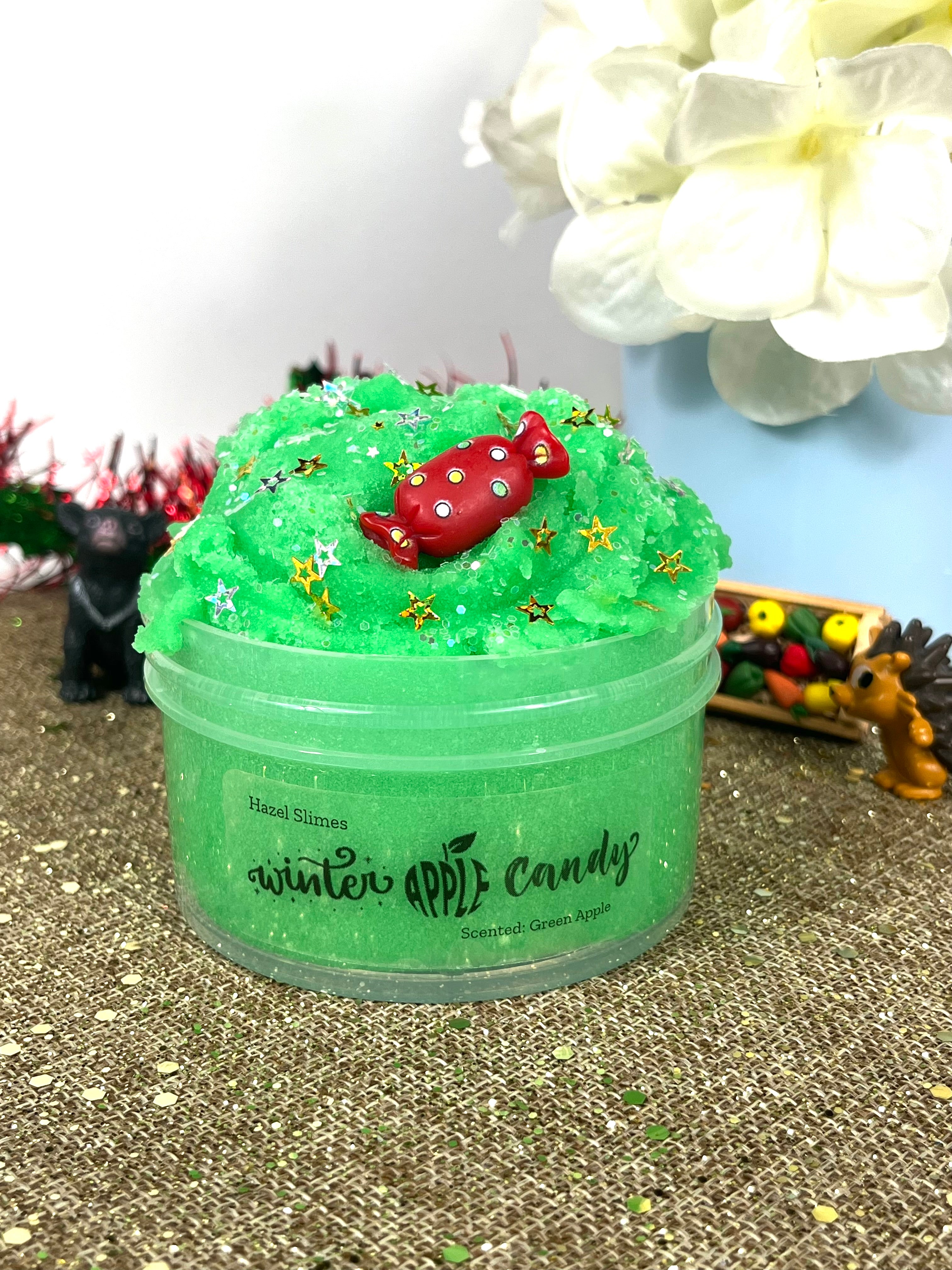 Winter Apple Candy Slime