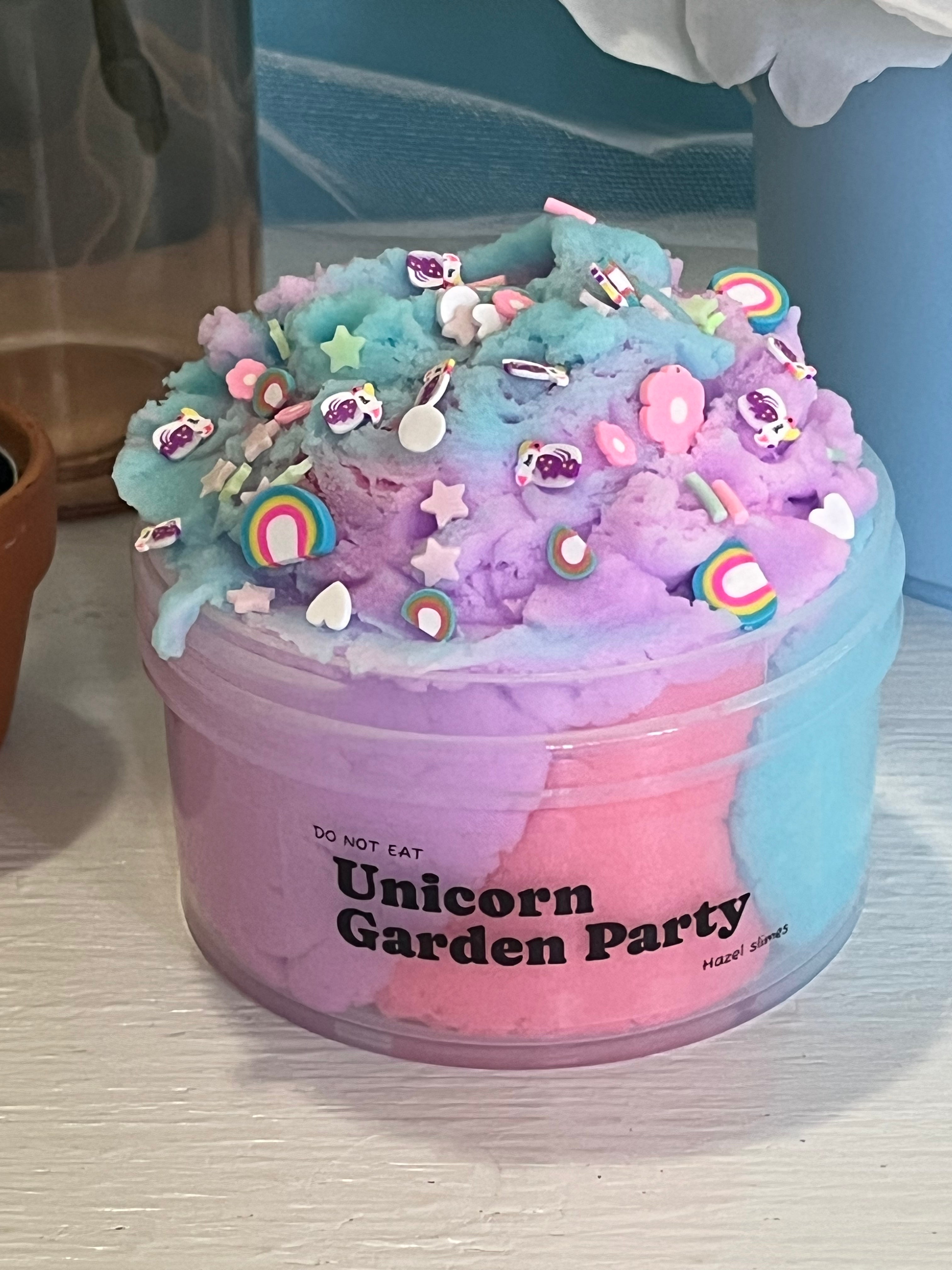 Unicorn Garden Party slime