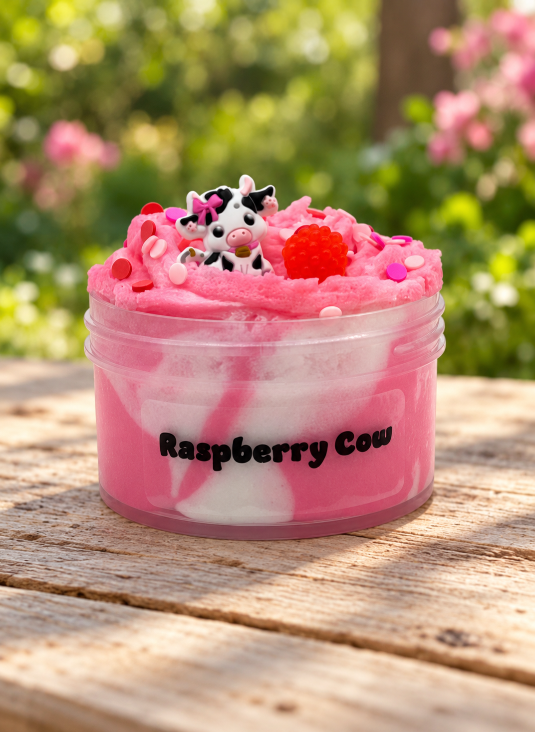 Raspberry Cow Slime